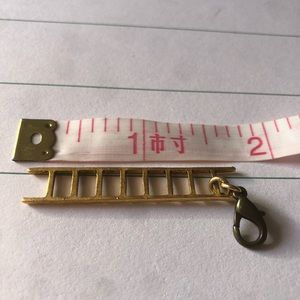 Gold color ladder charm